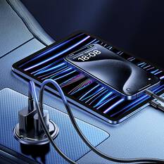 Cabin Crew 12V 30W 2 Port USB-A/USB-C In-Car Fast Charger, , scanz_hi-res