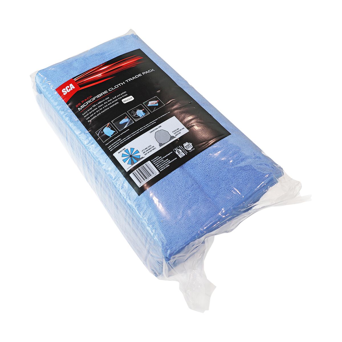 SCA Microfibre Cloths Trade 25 Pack, , scanz_hi-res