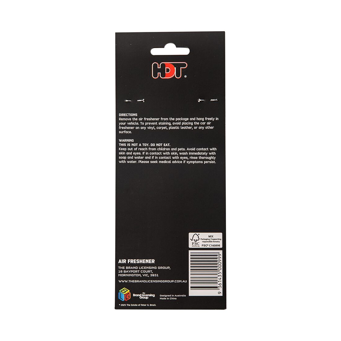 Holden HDT Air Freshener, , scanz_hi-res