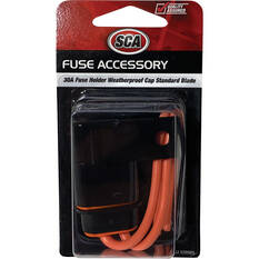 SCA Automotive Fuse Holder with Weatherproof Cap -  Mini Blade 30 Amp, , scanz_hi-res