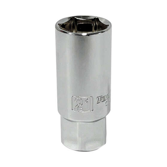 ToolPRO Magnetic Spark Plug Socket 1/2" Drive 21mm, , scanz_hi-res