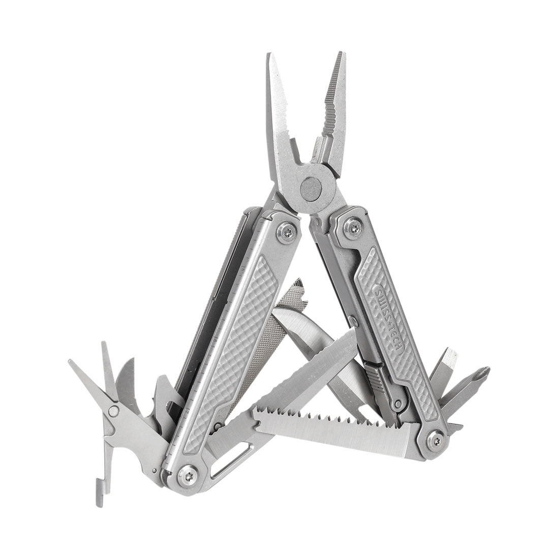 SWISSTECH 17-In-1 Folding Multitool Pliers, , scanz_hi-res
