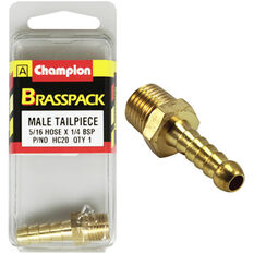 Champion Brass Pack Male Hose Barb HC20, 5/16" X 1/4", , scanz_hi-res
