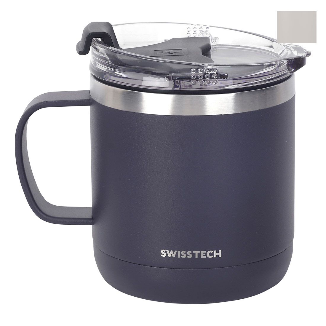 Swiss Tech Short Mug - 14oz/413ml, Charcoal, , scanz_hi-res