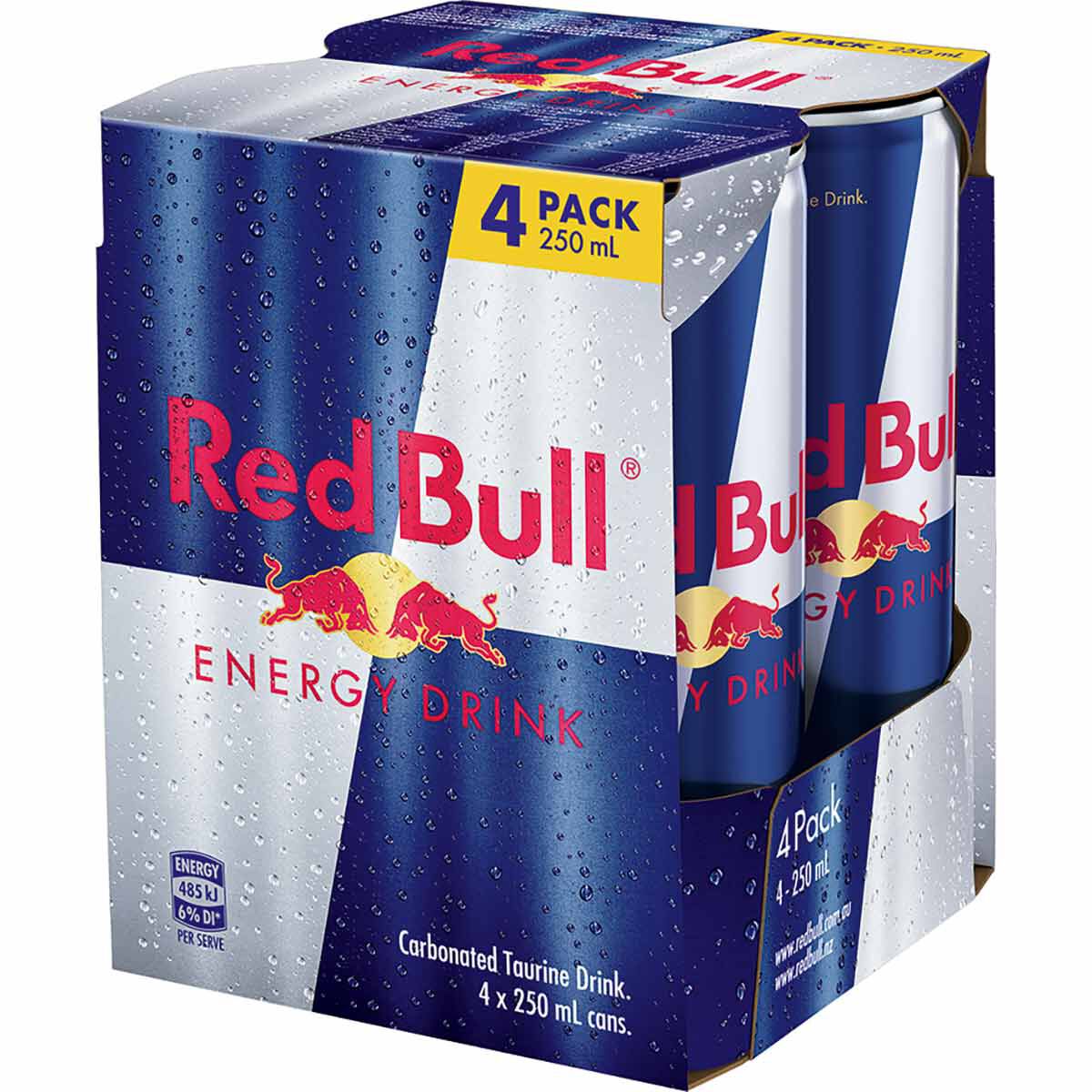 Red Bull Energy Drink 250ml 4 Pack, , scanz_hi-res
