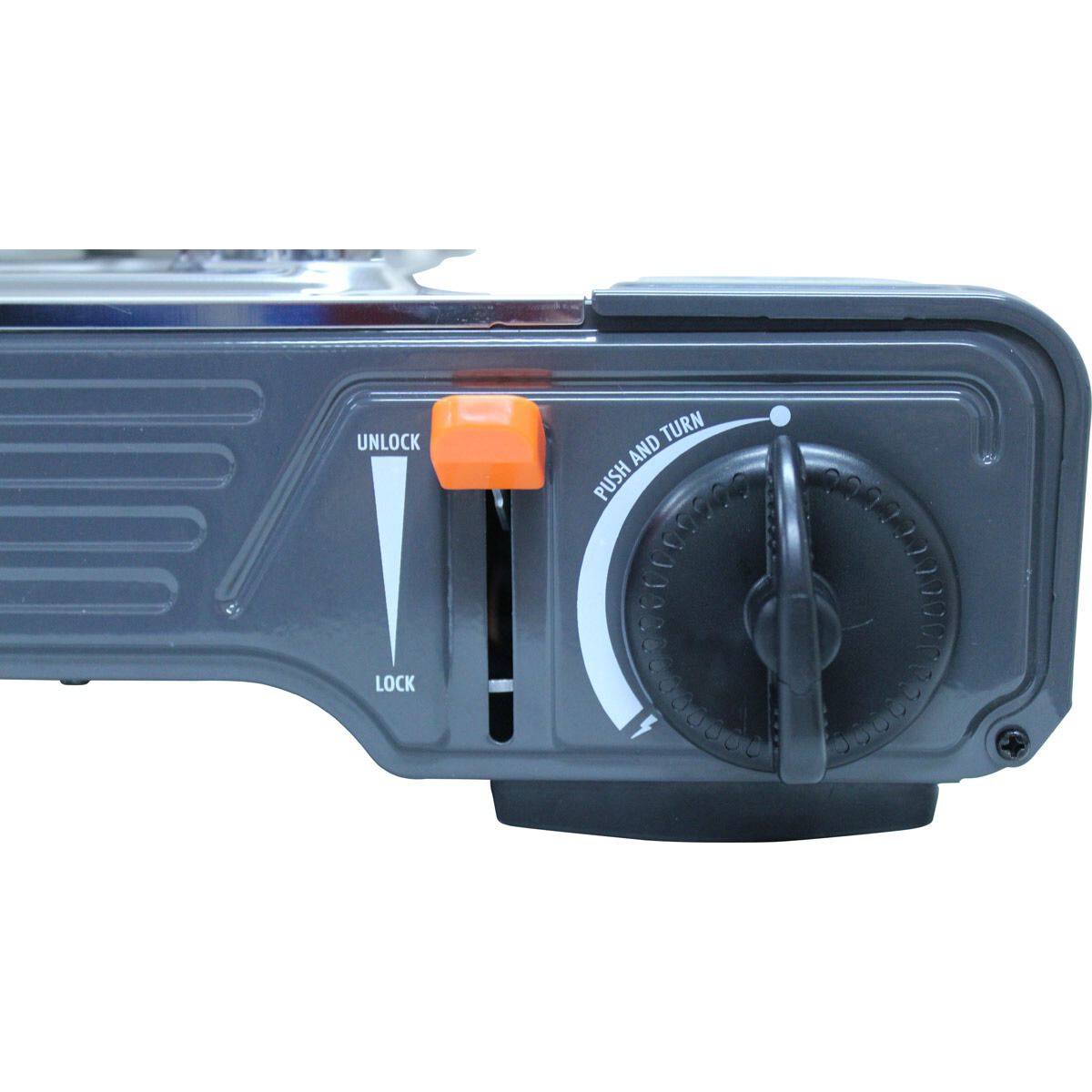 Ridge Ryder Butane Stove Double Burner Steel Plate, , scanz_hi-res