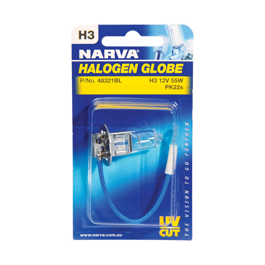 Narva Headlight Globe - H3, 12V 55W, 48321BL, , scanz_hi-res