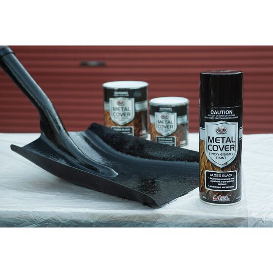 Sca Metal Cover Enamel Rust Paint Gloss Black 300g Supercheap Auto New Zealand