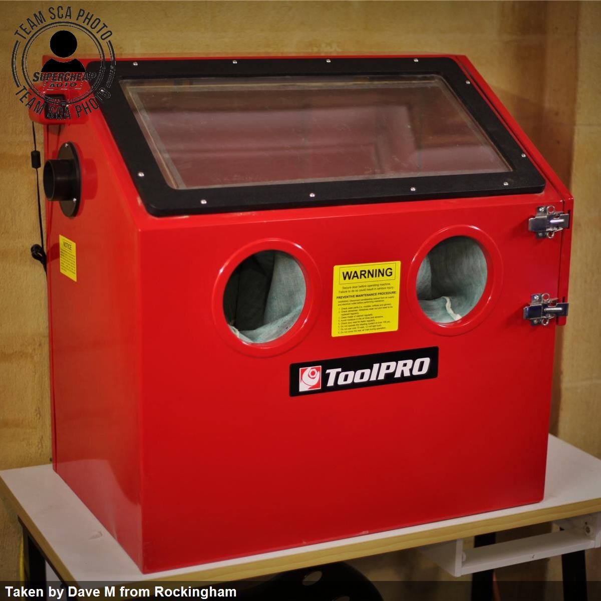 Toolpro sandblasting outlet cabinet