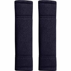 SCA Suede Velour Seat Belt Buddies - Black, Pair, , scanz_hi-res