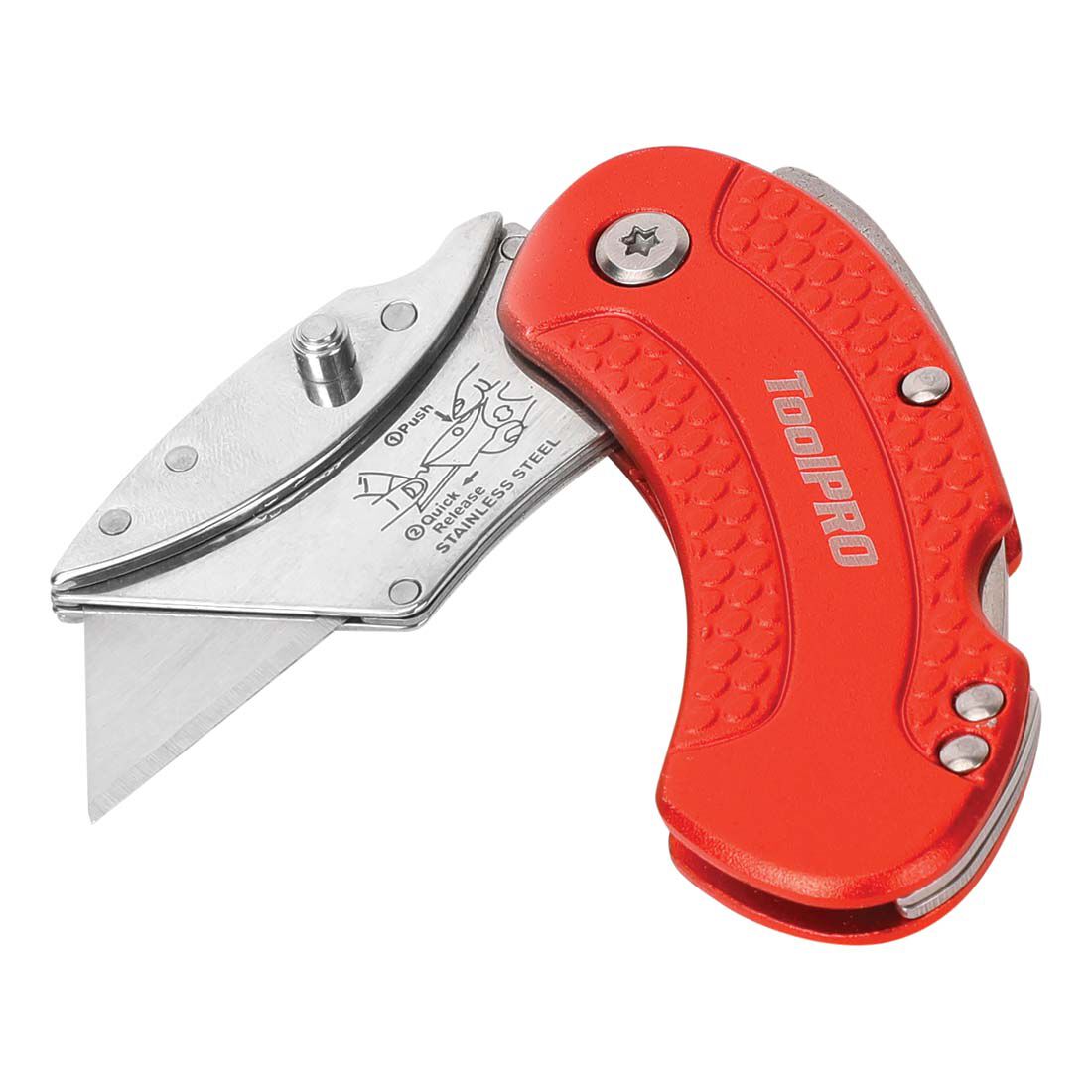ToolPRO Foldng Lock Back Utility Knife, , scanz_hi-res