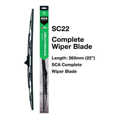 SCA Standard Wiper Blade 560mm (22") Single - SC22, , scanz_hi-res