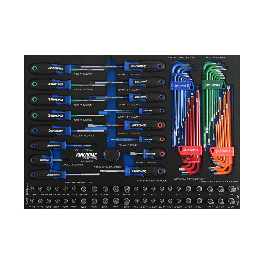Kincrome EVOLUTION Chest Tool Kit 257 Piece 7 Drawer 26", , scanz_hi-res