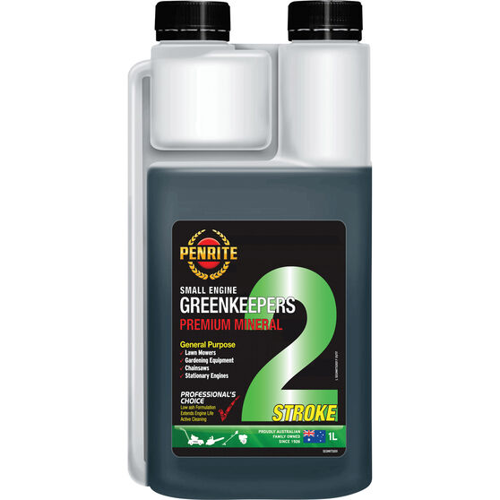Penrite Greenkeepers 2 Stroke Lawnmower Oil - 1 Litre, , scanz_hi-res