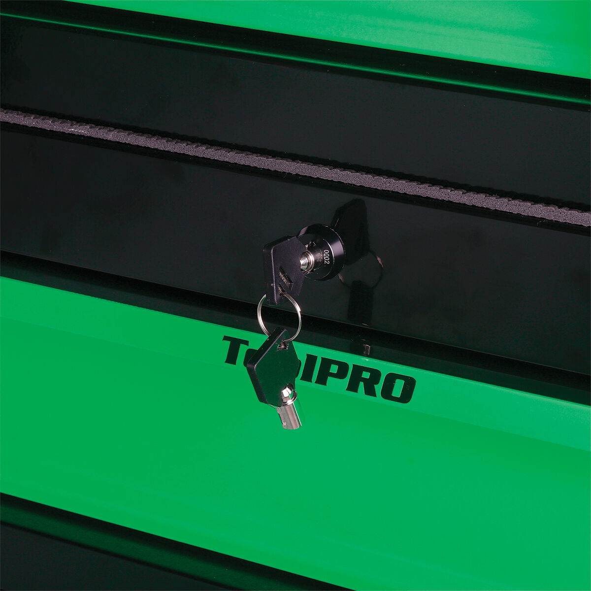 ToolPRO Neon Tool Cabinet Green 6 Drawer 42 Inch, , scanz_hi-res