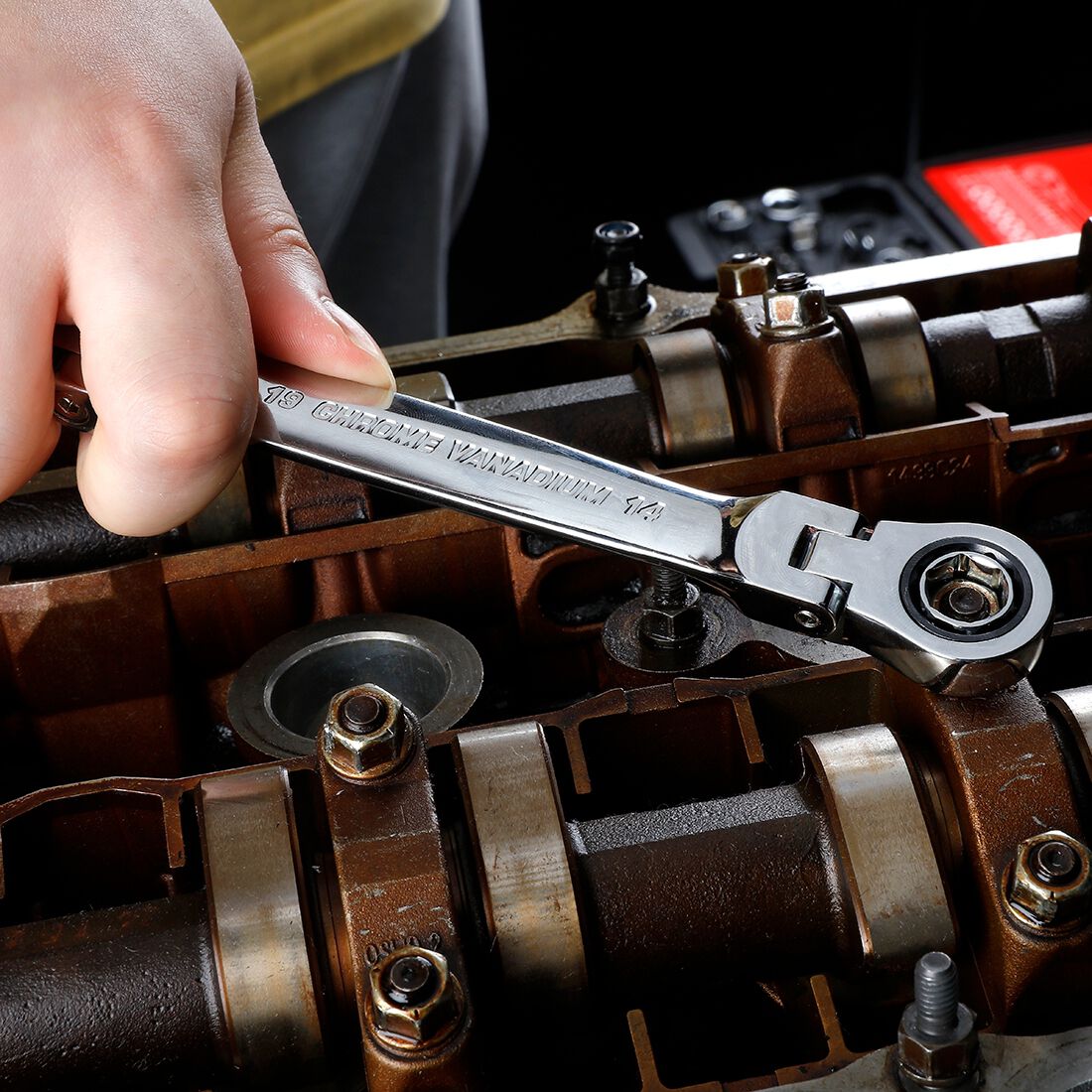 ToolPRO QC Double Flex Ring Ratchet Wrench Set, , scanz_hi-res