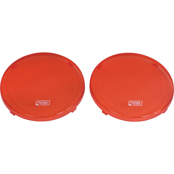 Ridge Ryder Driving Light Red Lens Cover Suits 180mm, , scanz_hi-res