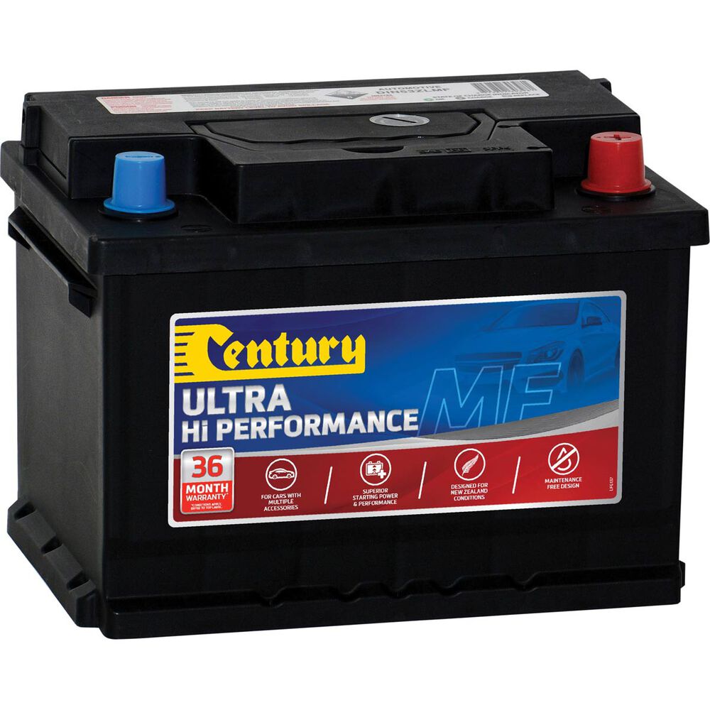 Century Ultra Hi Performance Car Battery DIN53ZLMF Supercheap Auto