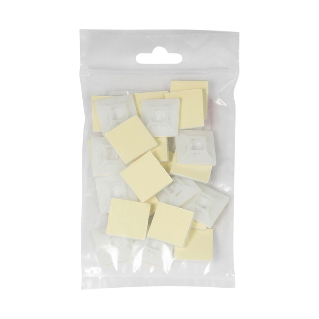 SCA Cable Tie Mounts Large, 25 Pack, White, , scanz_hi-res