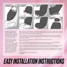 Juicy Couture 2 Piece OG Big Bling Seat Covers - Pink, , scanz_hi-res