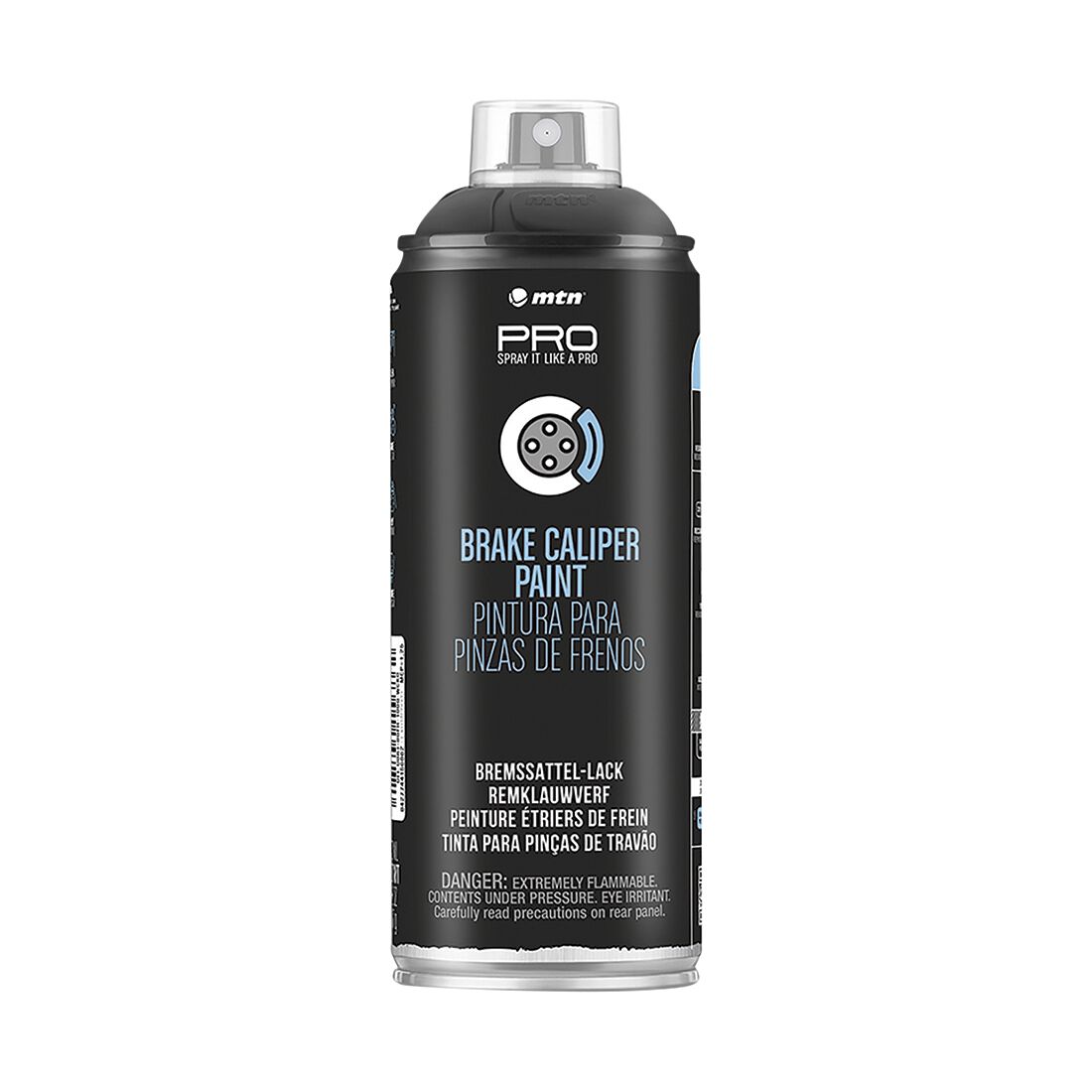MTN PRO Caliper Paint Black Satin 400ml Spray Paint, , scanz_hi-res