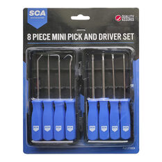 SCA Mini Pick and Screwdriver Set 8 Piece, , scanz_hi-res