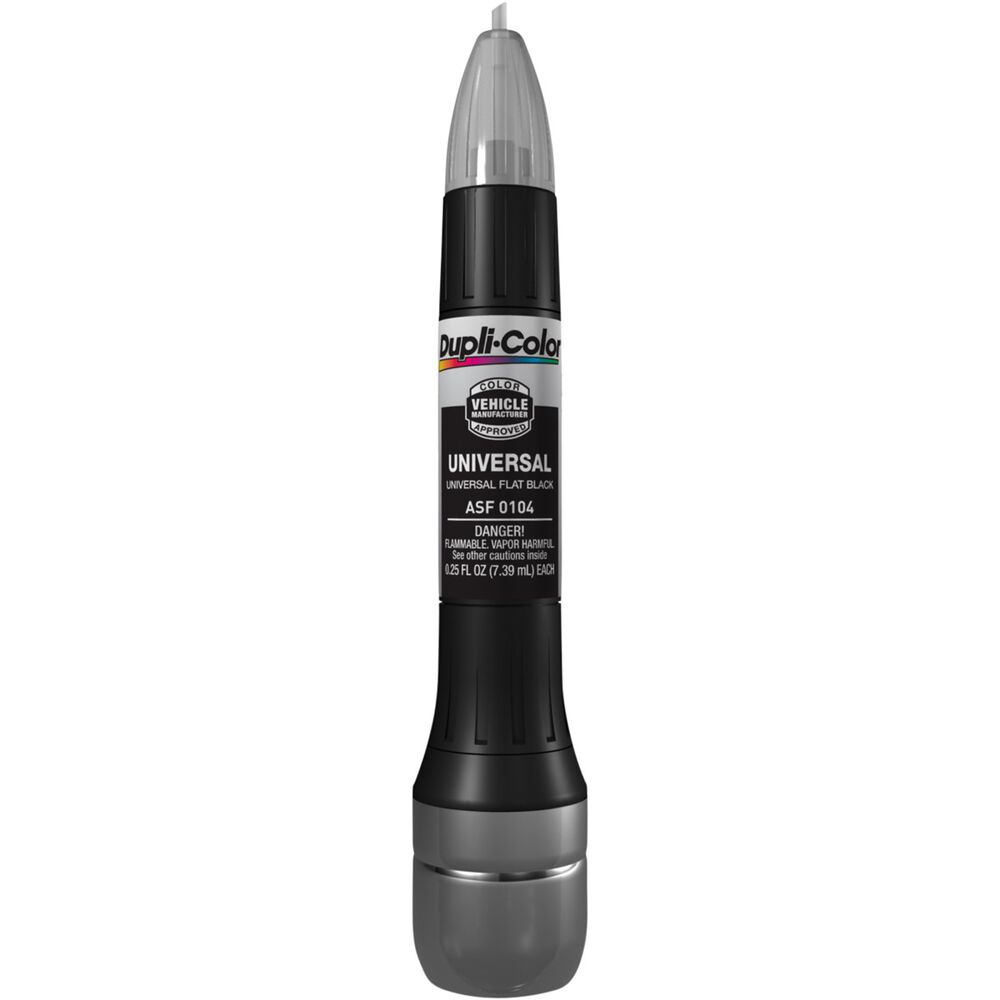 DupliColor Scratch Fix Allin1 Touch Up Paint Universal Flat Black 7.39mL Supercheap Auto