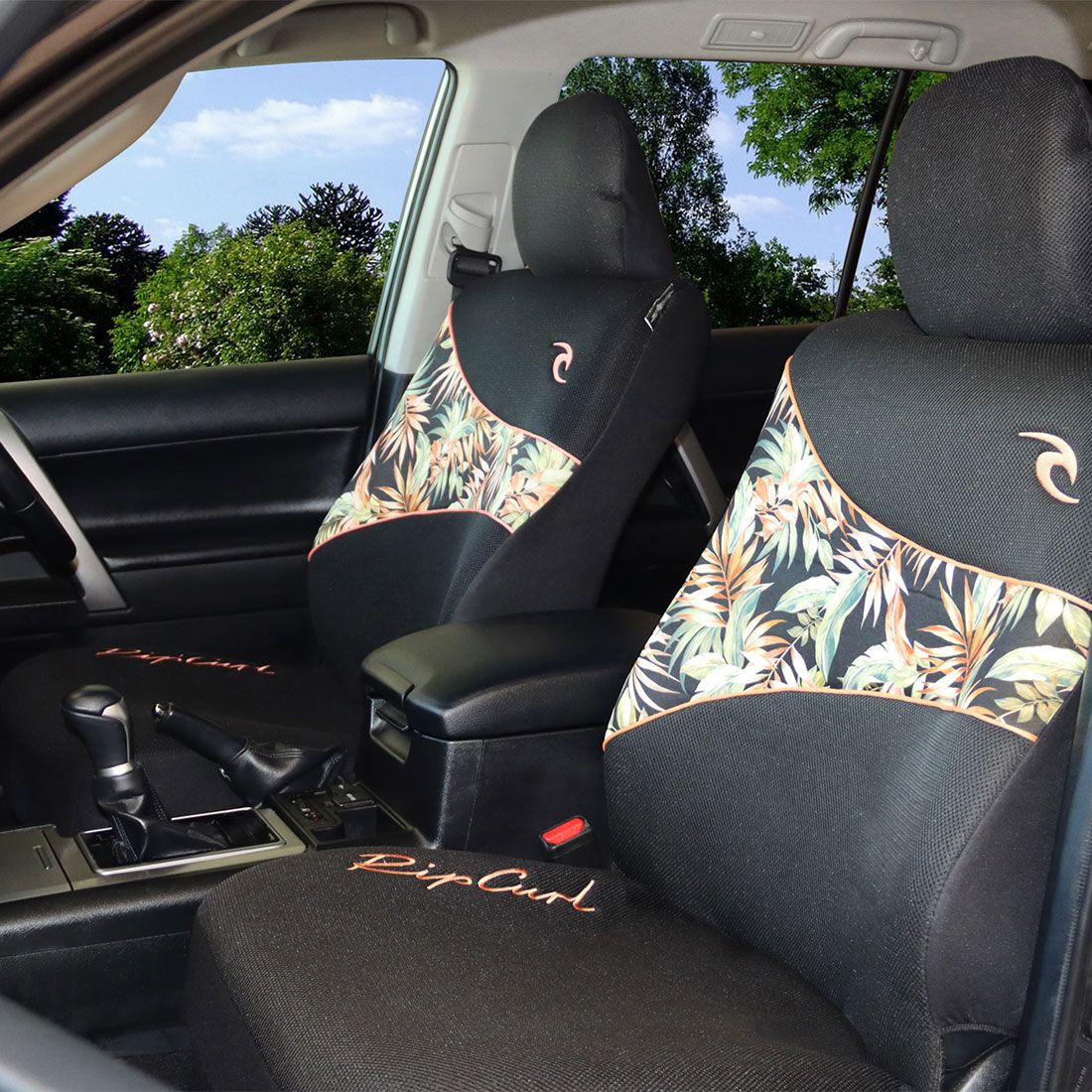 Rip Curl Micro Mesh Seat Covers Adjustable Headrests Airbag Compatible, , scanz_hi-res