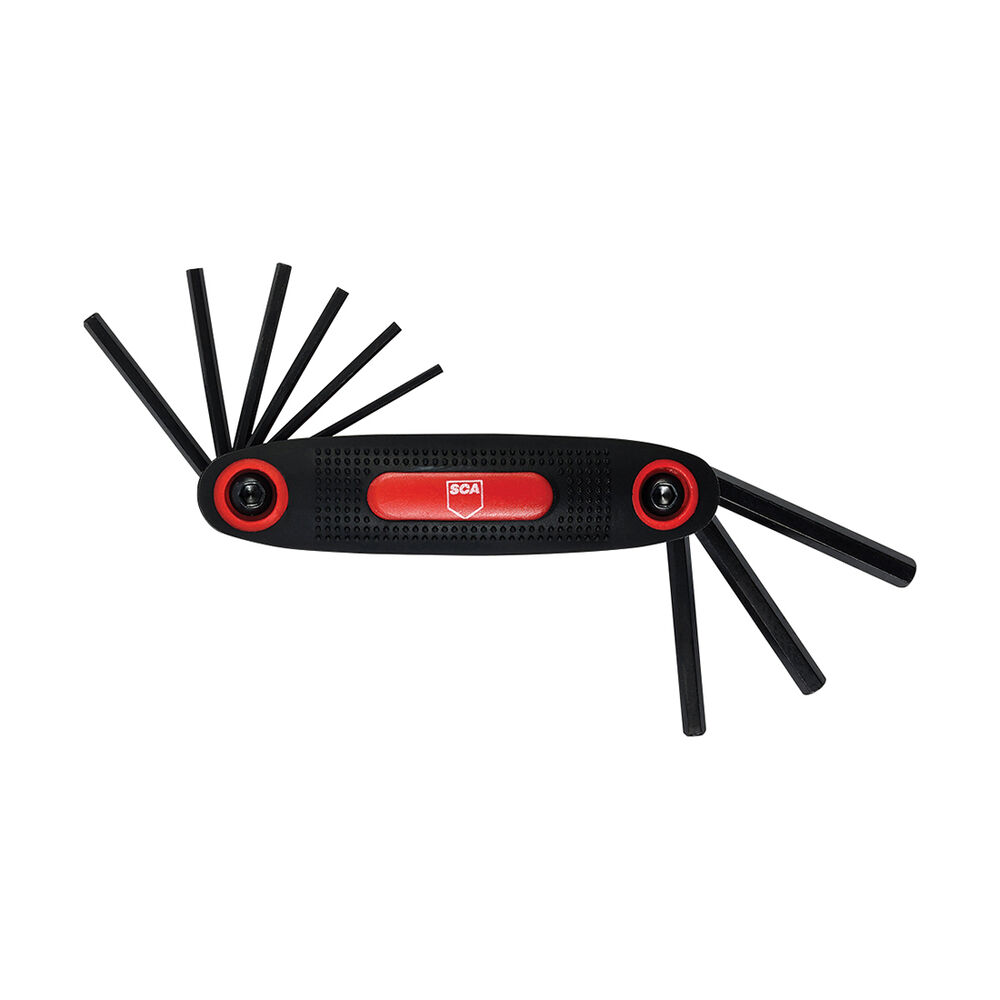 SCA Folding Hex Key Set Metric SAE & Torx 3 Pack Supercheap Auto New