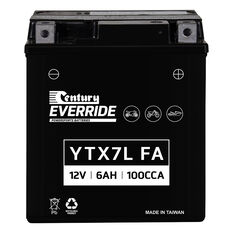 Century Powersports Battery YTX7L-BS FA, , scanz_hi-res