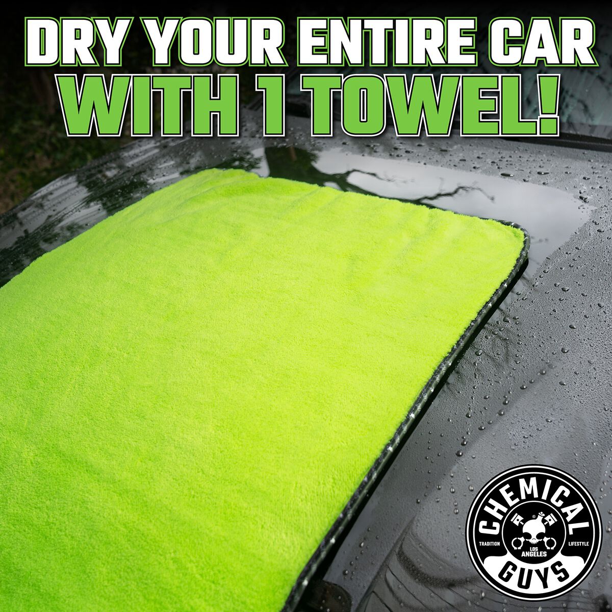 Chemical Guys Speed Mammoth Drying Towel 760 x 635mm, , scanz_hi-res