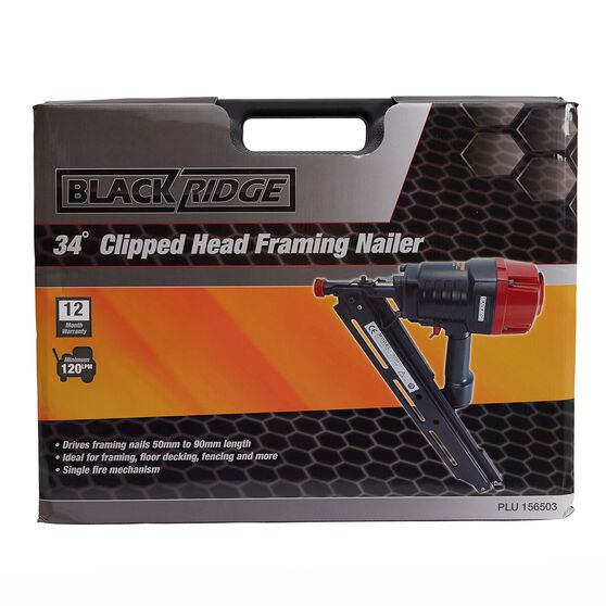 Blackridge Air Nailer Framing 34deg 50 90mm Supercheap Auto