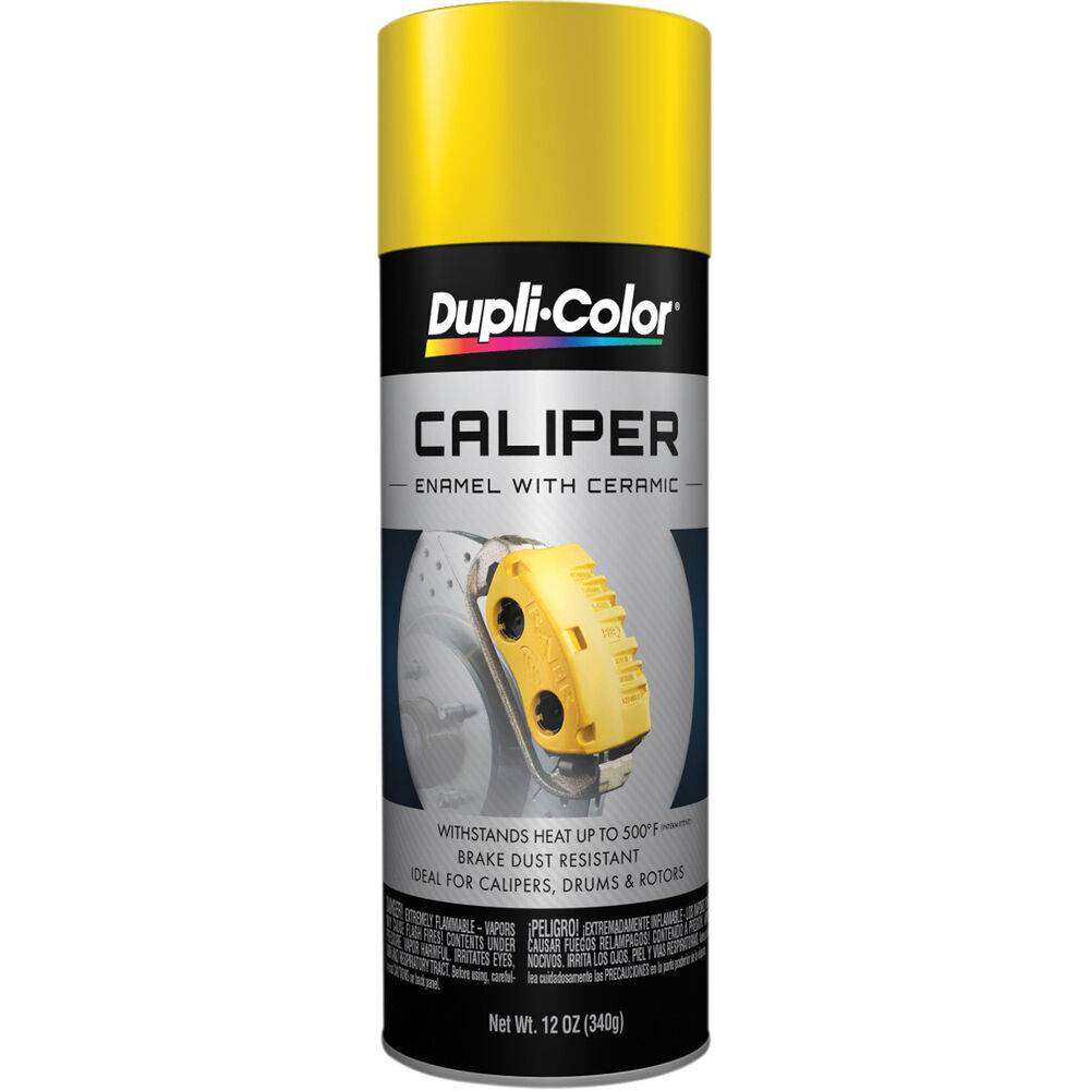 Duplicolor Aerosol Paint Caliper Paint, Yellow, 340g Supercheap Auto New Zealand