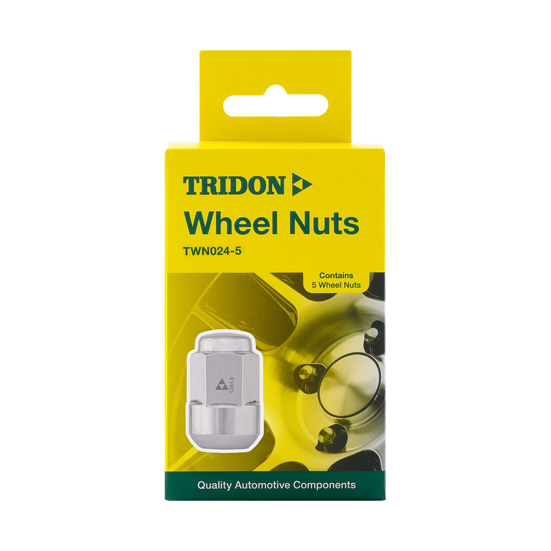 Tridon Wheel Nuts M12x1.5. Ball Seat. 19mm Hex - 5 Pack, , scanz_hi-res