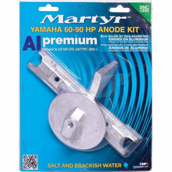 Martyr Alloy Outboard Anode Kit - CMY6090KITA, , scanz_hi-res