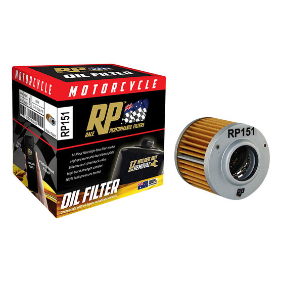 Race Performance Motorcycle Oil Filter RP151, , scanz_hi-res