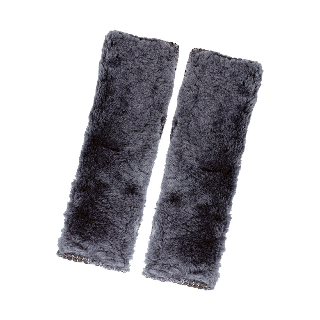 CLOUDLUX Seat Belt Buddies Sheepskin Charcoal Pair, , scanz_hi-res