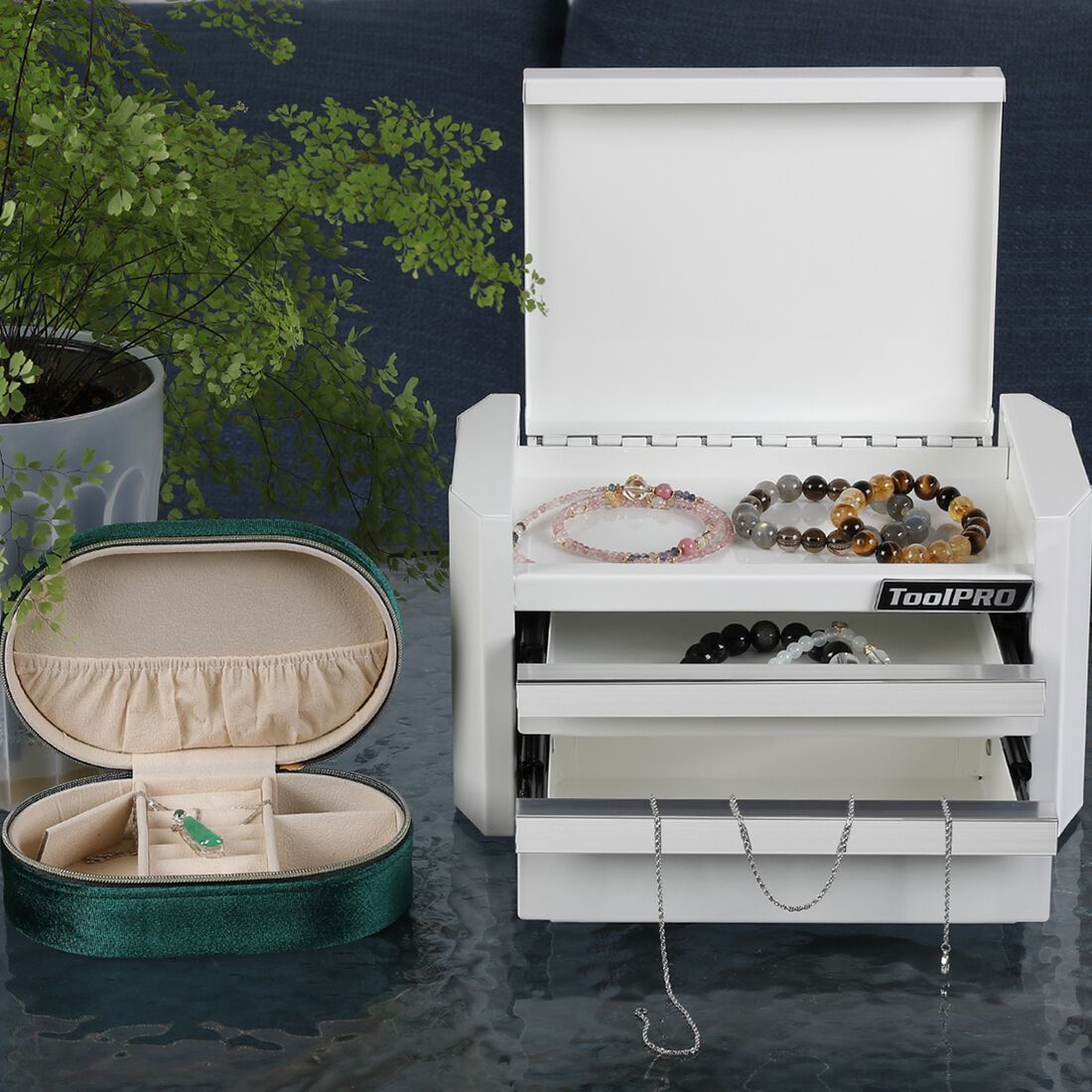 ToolPRO Mini Edge Tool Chest White, , scanz_hi-res