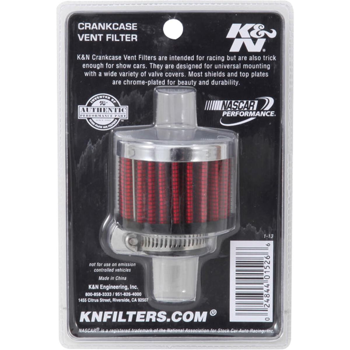 K&N Vent/Breather Air Filter - 62-1360, , scanz_hi-res