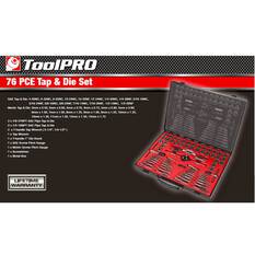 ToolPRO Tap and Die Set Metric and Imperial 76 Piece, , scanz_hi-res