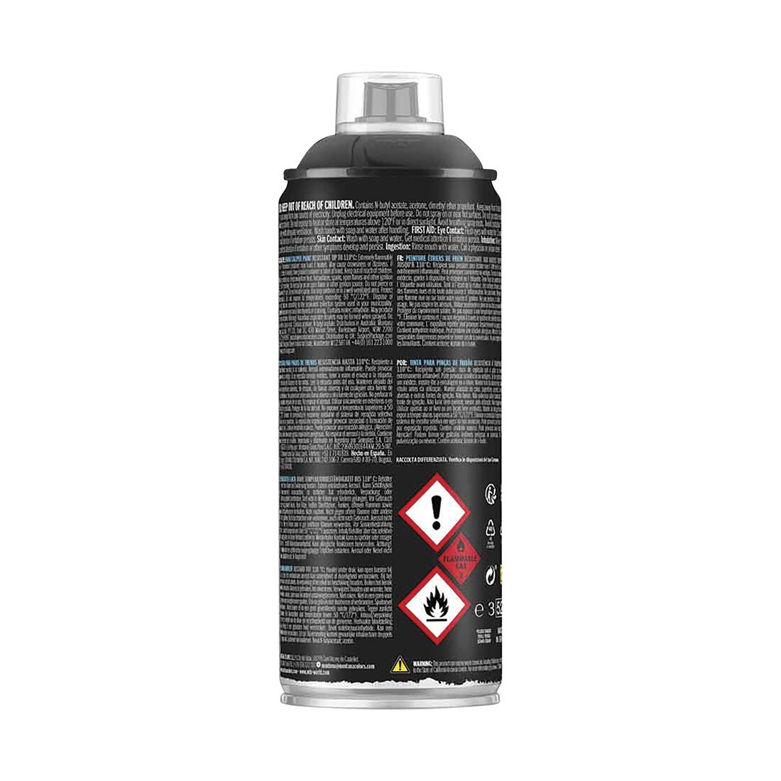 MTN PRO Caliper Paint Black Satin 400ml Spray Paint, , scanz_hi-res