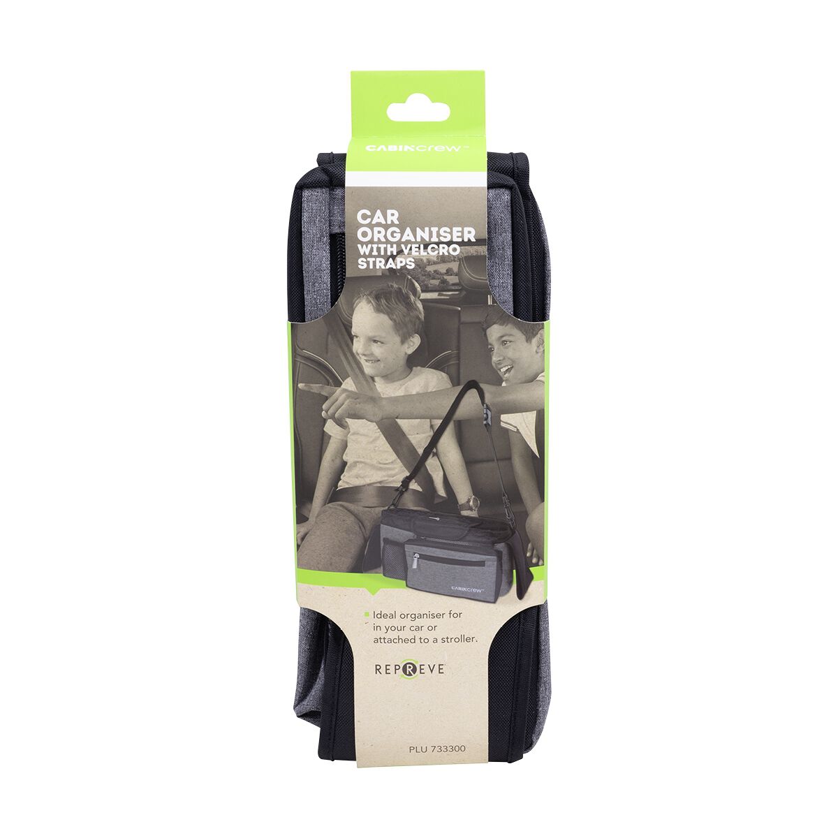 Cabin Crew Kids Repreve Stroller Organiser Black/Grey, , scanz_hi-res
