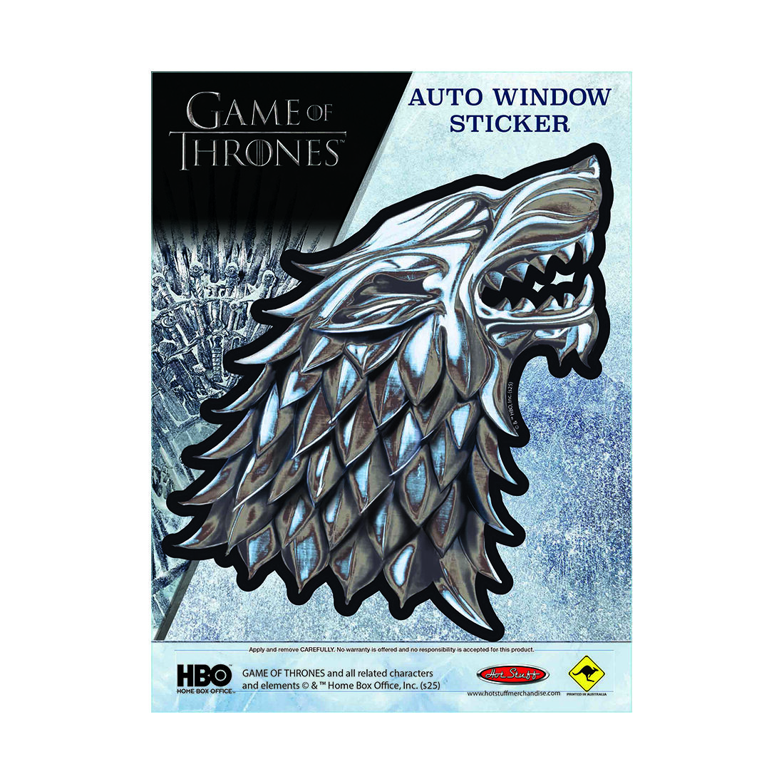 Sticker Game Of Thrones Wolf, , scanz_hi-res