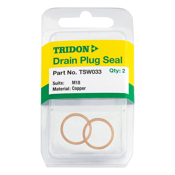Tridon Oil Drain Plug Washer Pair TSW033, , scanz_hi-res