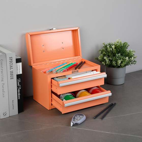 ToolPRO Apricot Mini Tool Chest With Handle, , scanz_hi-res