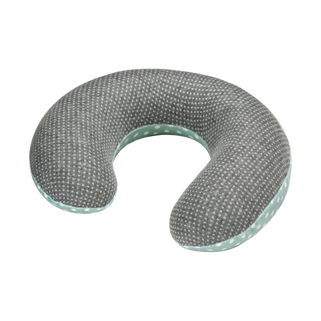 Cabin Crew Kids Neck Pillow Grey/Mint, , scanz_hi-res