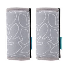Skechers Kids Seat Belt Covers Light Grey 2 Pack, , scanz_hi-res