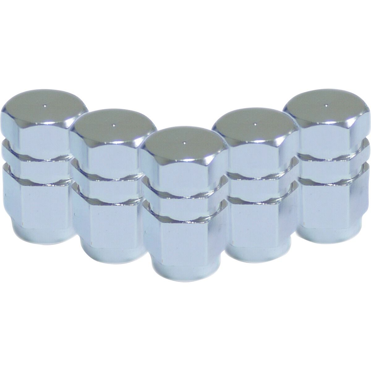 SCA Valve Stem Caps - Silver, 5 Pack, , scanz_hi-res