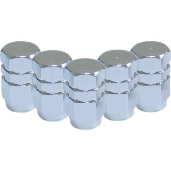 SCA Valve Stem Caps - Silver, 5 Pack, , scanz_hi-res