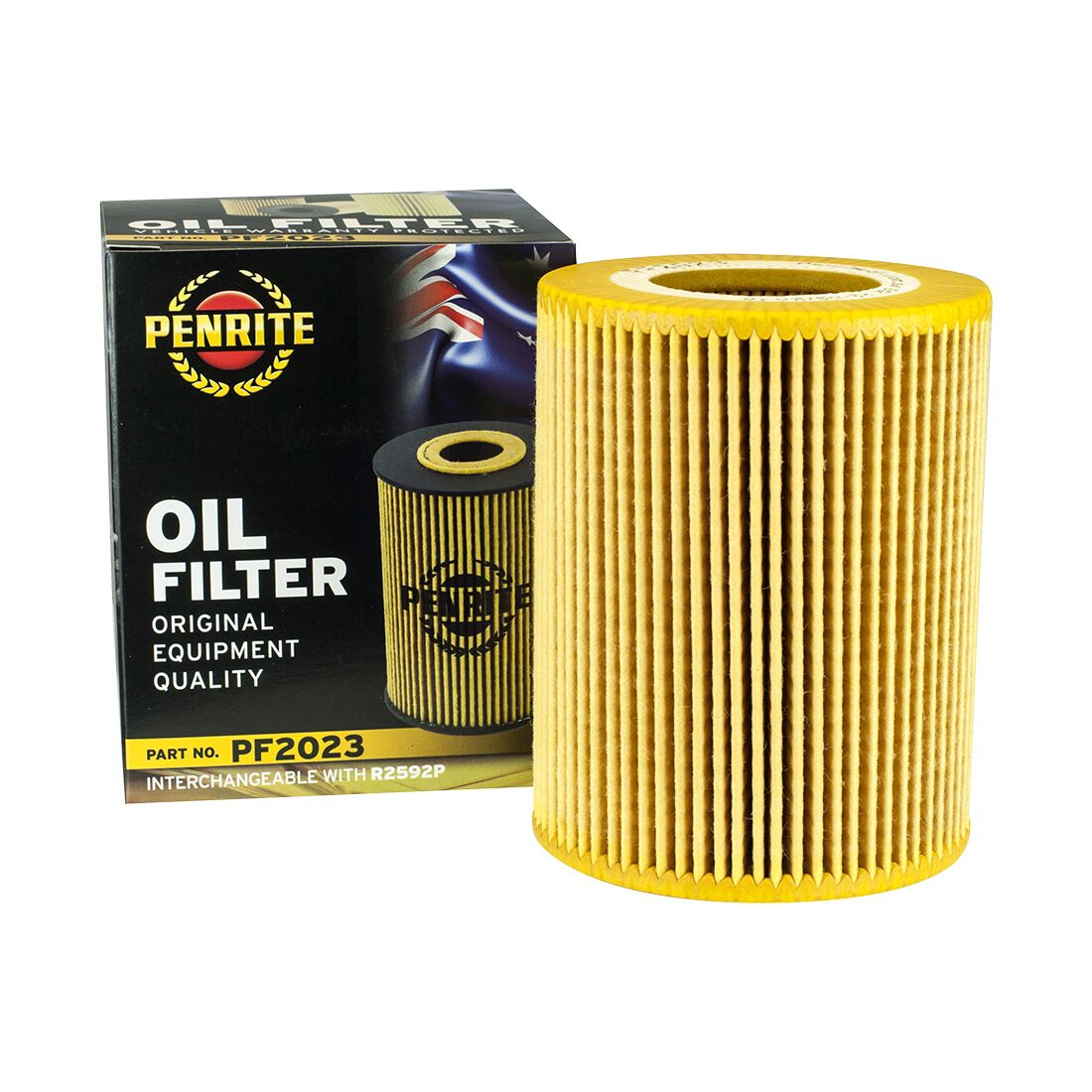 Penrite Oil Filter PF2023 (Interchangeable with R2592P), , scanz_hi-res